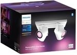 Philips Hue Smart-LED-Deckenleuchte Argenta White & Color Ambiance 4er Spot