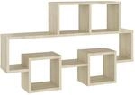 vidaXL Wandregal in Autoform Sonoma-Eiche 82x15x51 cm Holzwerkstoff 807253