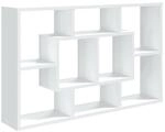 vidaXL Wandregal Wei&szlig; 85x16x52,5 cm Holzwerkstoff 801418