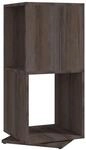 vidaXL Drehregal Grau und Sonoma-Eiche 34,5x34,5x75,5 cm Holzwerkstoff 339561