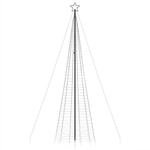 vidaXL LED Weihnachtsbaum mit Erdspie&szlig;en 1534 LEDs Warmwei&szlig; 500 cm 4016404