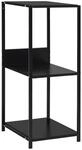 vidaXL Kleines B&uuml;cherregal Schwarz 33,5x39,6x79,7 cm Holzwerkstoff