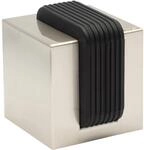 Wagner Boden- und Wand-T&uuml;rstopper EH5162 Edelstahl-Schwarz