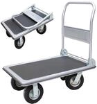 TRUTZHOLM Plattformwagen 300 kg Luftbereift Transportwagen