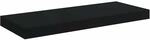 vidaXL Schwebendes Wandregal Schwarz 60x23,5x3,8 cm MDF 323832