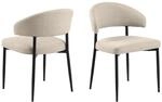 ebuy24 Edina Esszimmerstuhl Beige
