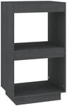 vidaXL B&uuml;cherregal Grau 40x35x71 cm Massivholz Kiefer 810841