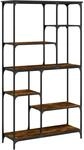 vidaXL B&uuml;cherregal R&auml;uchereiche 99x35,5x176 cm Holzwerkstoff und Stahl