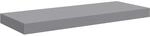 vidaXL Schweberegal Grau 60x23,5x3,8 cm MDF 323853