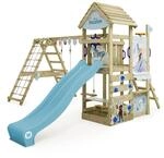 Wickey Spielturm Disney Story Kletterger&uuml;st mit Rutsche Pastellblau