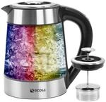 Ecosa EO-650 Wasserkocher mit Temperatureinstellung und Teefilter 1,7 L