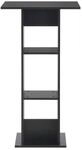 vidaXL Bartisch Schwarz 60x60x110 cm