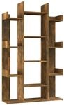 vidaXL B&uuml;cherregal R&auml;uchereiche 86x25,5x140 cm Holzwerkstoff