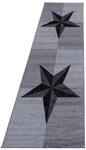 Ayyildiz Kurzflorteppich Plus 8002 Grau 80 cm x 300 cm