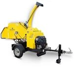 BAMATO Holzh&auml;cksler HACK-150PRO mit Einzugswalze und 18 kW Benzinmotor
