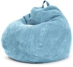 Green Bean Sitzsack Scoop 90 x 110 cm Waschbarer Bezug mit EPS-Perlen-F&uuml;llung