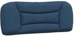 vidaXL Kopfteil-Kissen Hvar Blau 100 cm Stoff 374555
