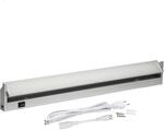 Oktaplex Aluminium Unterbauleuchte 60cm 90 Grad Schwenkbar Neutralwei&szlig; 230V mit
