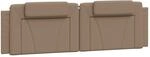 vidaXL Kopfteil-Kissen Viana Cappuccino-Braun 180 cm Kunstleder 374808