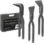 STAHLWERK Falzzangen Set 0 45 90 Grad Abkantzange Blechzange 60 mm