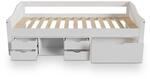 Juskys Kinder Funktionsbett Nalu 90x200 cm