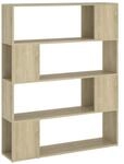 vidaXL B&uuml;cherregal Raumteiler Sonoma-Eiche 100x24x124 cm