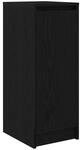 vidaXL Schuhschrank Schwarz Eichen-Optik 29,5x34x76 cm Holzwerkstoff 861860