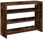 vidaXL Schuhregal R&auml;uchereiche 80x25x62 cm Holzwerkstoff 859918