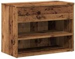 vidaXL Schuhbank Altholz-Optik 60x30x45 cm Holzwerkstoff 856754