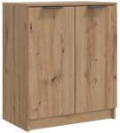 vidaXL Schuhschrank Artisan-Eiche 59x35x70 cm Holzwerkstoff 856990