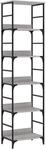 vidaXL B&uuml;cherregal Grau Sonoma 50x33x188,5 cm Holzwerkstoff