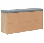 vidaXL Schuhbank Sonoma-Eiche 102x32x50 cm Holzwerkstoff