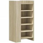 vidaXL Schuhschrank Sonoma-Eiche 52x37,5x100 cm Holzwerkstoff 848446