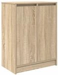 vidaXL Schuhschrank Sonoma-Eiche 57x34x76 cm Holzwerkstoff 861870