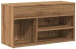 vidaXL Schuhbank Artisan-Eiche 80x30x45 cm Holzwerkstoff 856757