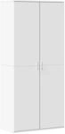 vidaXL Schuhschrank Wei&szlig; 80x39x178 cm Holzwerkstoff 3276672