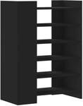 vidaXL Schuhschrank Schwarz 74,5x37,5x100 cm Holzwerkstoff 848431