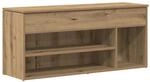 vidaXL Schuhbank Artisan-Eiche 102x30,5x45 cm Holzwerkstoff 859144