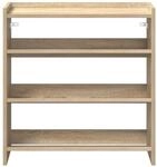 vidaXL Schuhregal Sonoma-Eiche 60x25x62 cm Holzwerkstoff 859889