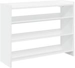 vidaXL Schuhregal Wei&szlig; 80x25x62 cm Holzwerkstoff 859914
