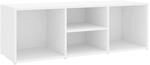 vidaXL Schuhbank Wei&szlig; 105x35x35 cm Holzwerkstoff 804463