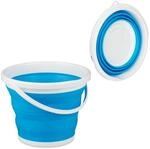 Relaxdays Eimer PP TPE Blau Faltbar 10, 24,5 cm x 33 cm x 34,5 cm 0,5 kg