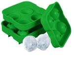 Relaxdays Eisw&uuml;rfelform 2er Set Silikon Gr&uuml;n Flexibel 5 cm x 12,5 cm x 12,5 cm