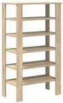 vidaXL Schuhregal Sonoma-Eiche 61x32x105 cm Holzwerkstoff 859862