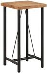 vidaXL Bartisch 55x55x107 cm Massivholz Akazie und Eisen