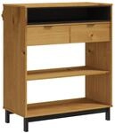 vidaXL Bartisch FLAM 92x45x110 cm Massivholz Kiefer