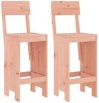 vidaXL Barhocker 2 Stk. 40x48,5x115,5 cm Massivholz Douglasie