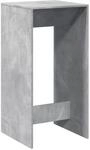 vidaXL Bartisch Betongrau 51x50x103,5 cm Holzwerkstoff 854421