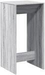 vidaXL Bartisch Grau Sonoma 51x50x103,5 cm Holzwerkstoff 854423