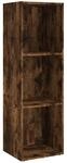 vidaXL B&uuml;cherschrank/TV-Schrank R&auml;uchereiche 36x30x114cm Holzwerkstoff